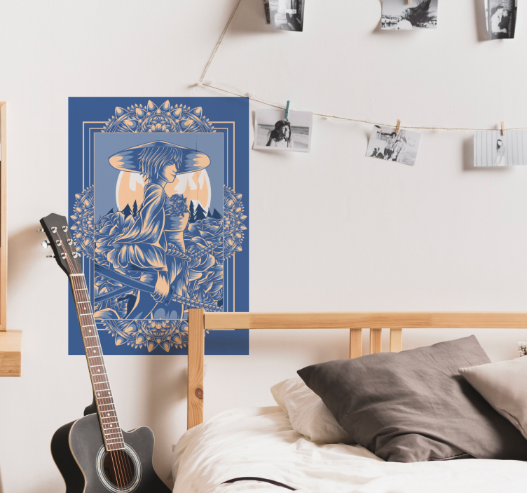 Impresión de cartel de anime samurai - TenVinilo