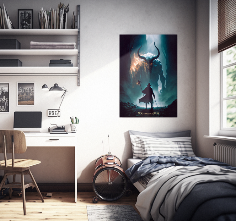 Cartel de la película no pasarás - TenVinilo