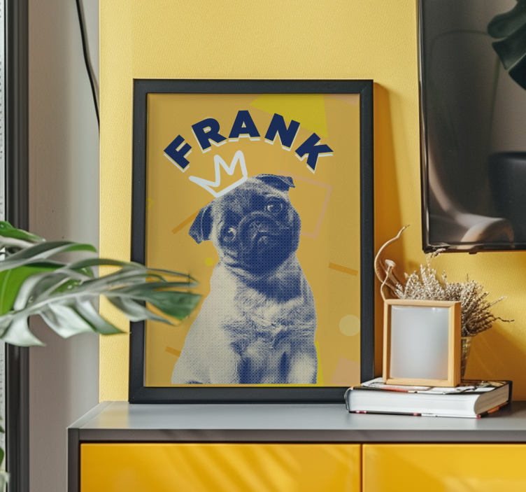 Poster animales arte pop personalizado - TenVinilo