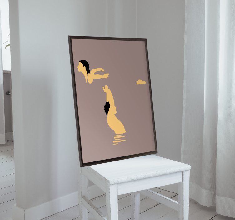 Poster johnny y bebe - TenVinilo