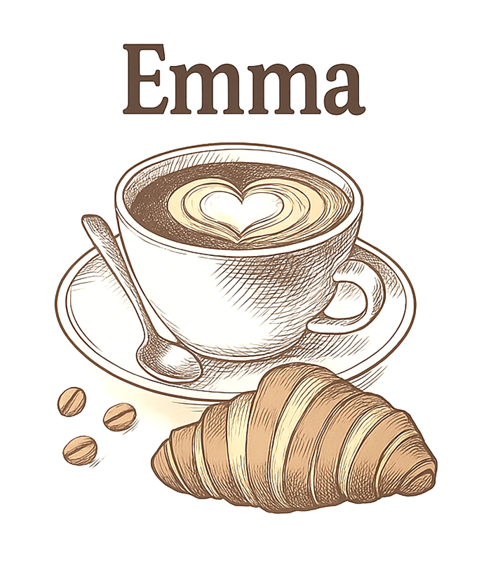 Poster cocina diseño de café personalizado - TenVinilo