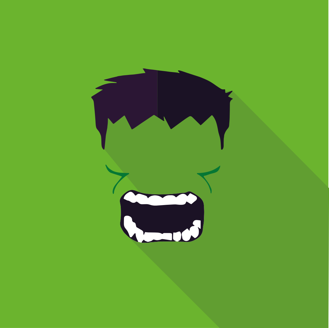 Poster habitación juvenil superhéroe verde - TenVinilo