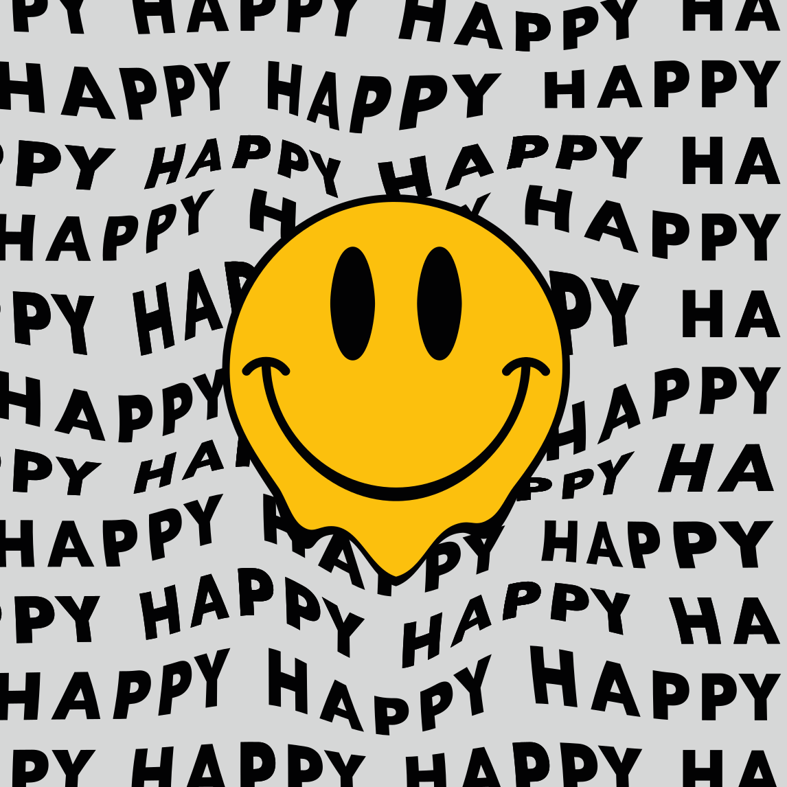 Poster habitación juvenil emoji sonriente alegría - TenVinilo