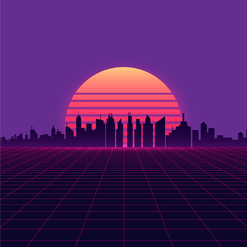 Poster ciudades paisaje urbano avanzado - TenVinilo