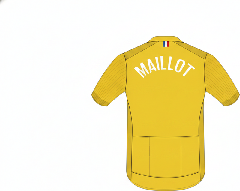 Poster ciclismo maillot amarillo - TenVinilo