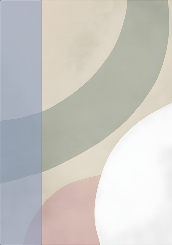 Poster abstracto paleta de colores - TenVinilo