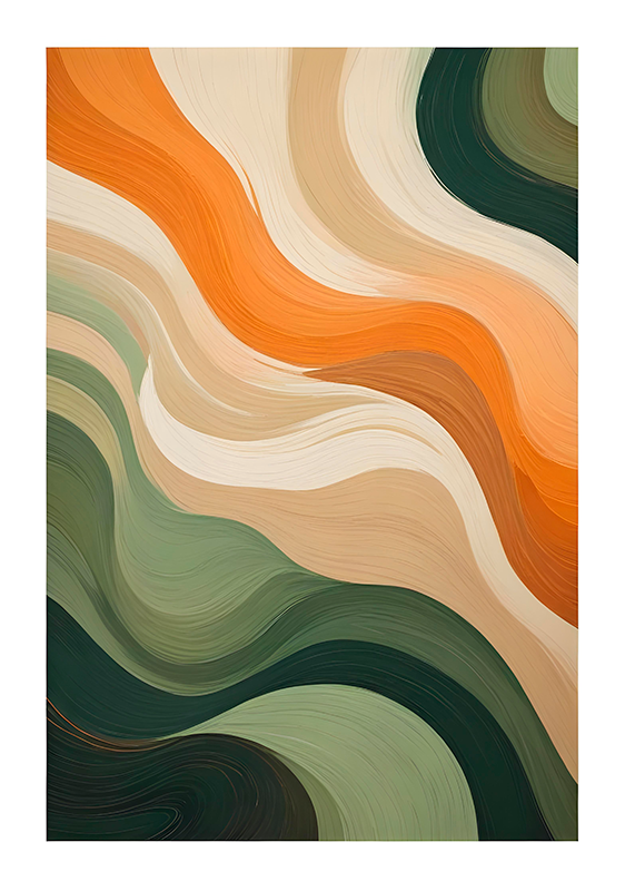 Poster arte multicolor pasteles - TenVinilo