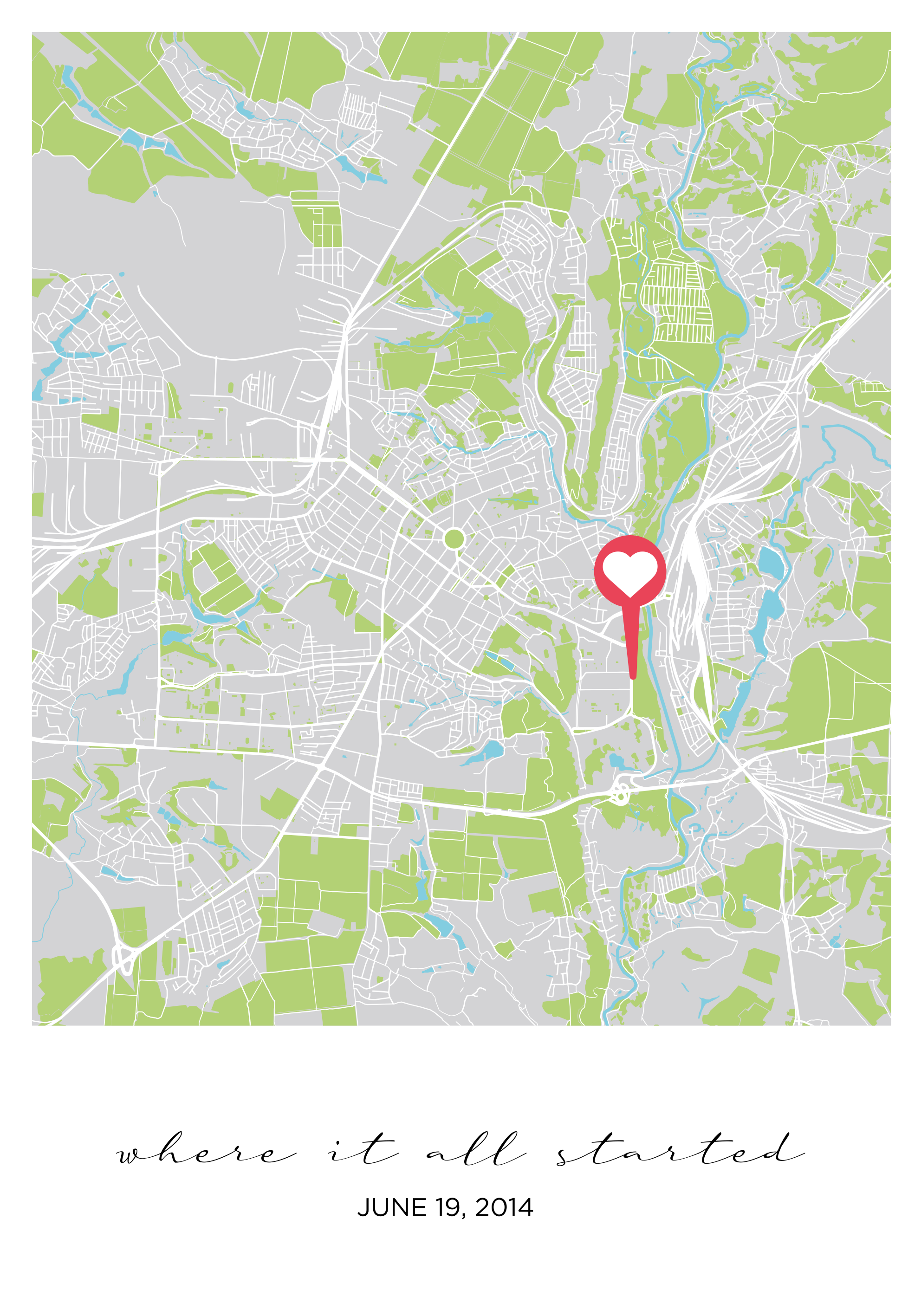 Cartel personalizable donde empezó todo - TenVinilo