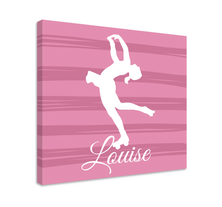 Cuadros con patinadora artística personalizable - TenVinilo