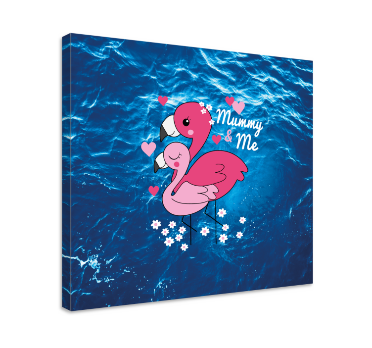 Cuadro animales aves del amor - TenVinilo