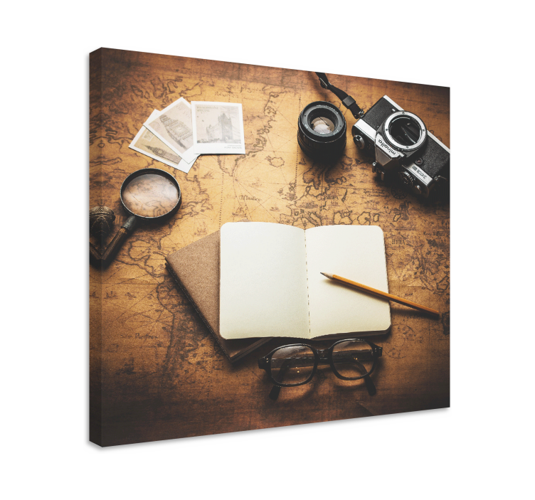 Cuadro bodegones esenciales de cámara vintage - TenVinilo