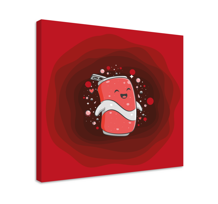 Cuadro moderno Dibujos animados de graffiti de lata original - TenVinilo