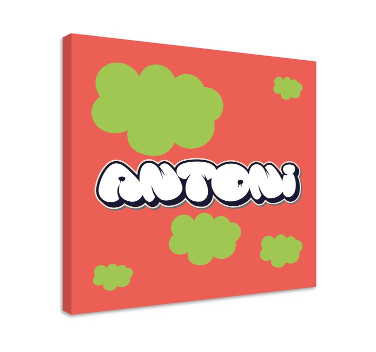 Cuadro abecedario estilo de letras divertidas - TenVinilo