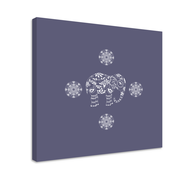 Cuadro de elefantes con motivo decorativo de elefantes - TenVinilo