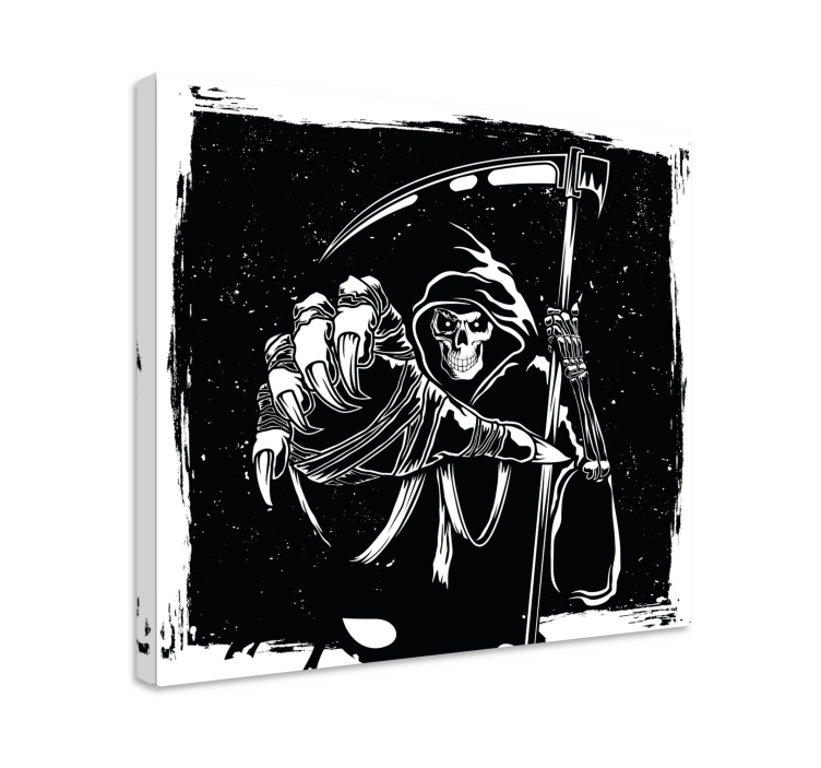 Cuadro personajes dedo índice de la parca - TenVinilo