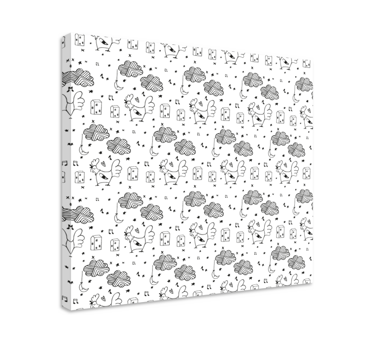 Cuadro animales amigos alados encantadores - TenVinilo