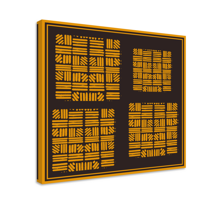 Cuadro moderno concepto de disposición geométrica - TenVinilo