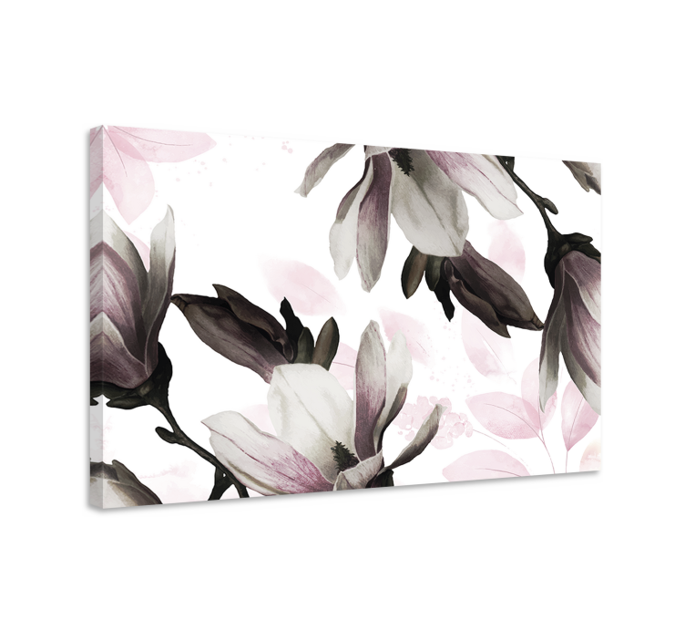 Cuadro de flores Variación floral estilo glamour - TenVinilo