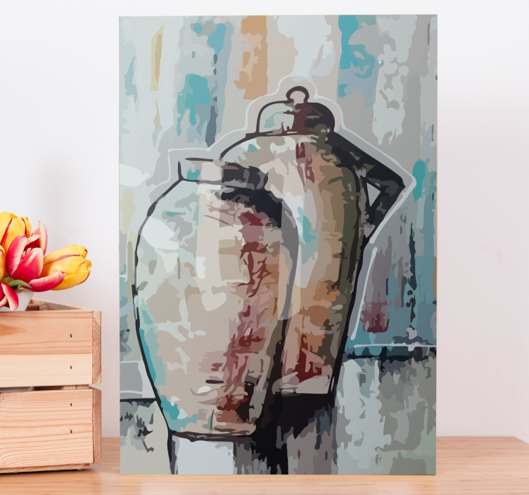 Cuadro bodegones Bodegones turquesa y durado - TenVinilo