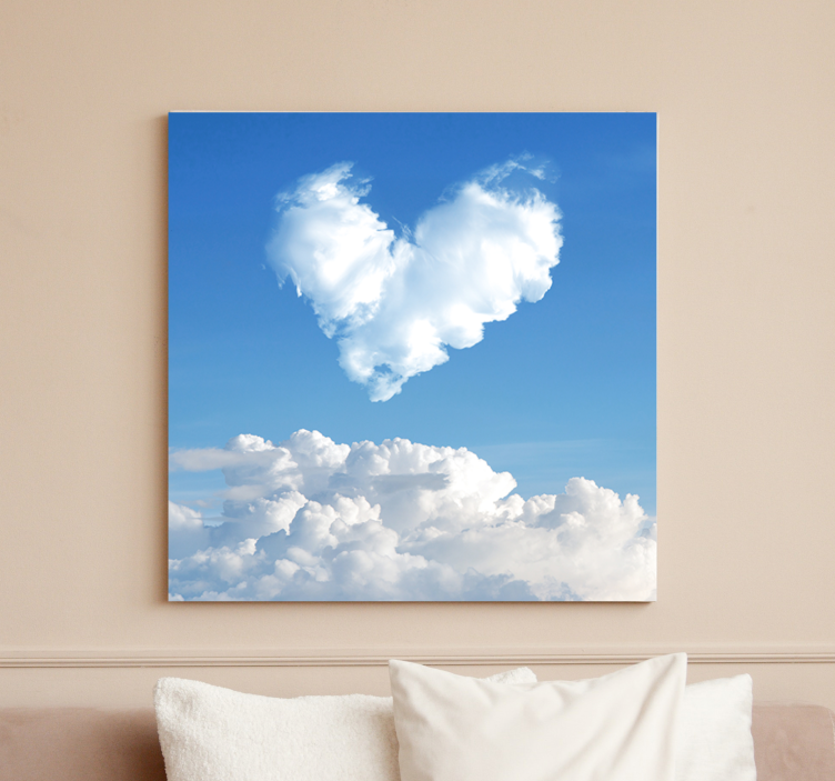 Cuadro paisajes Fotografía del corazón del cielo - TenVinilo