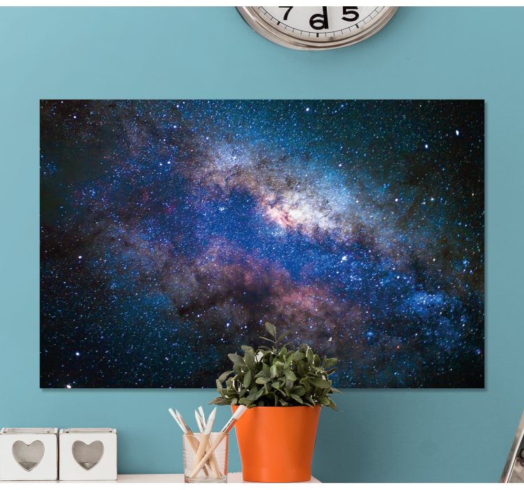 Cuadro paisajes Galaxia silenciosa con estrellas - TenVinilo