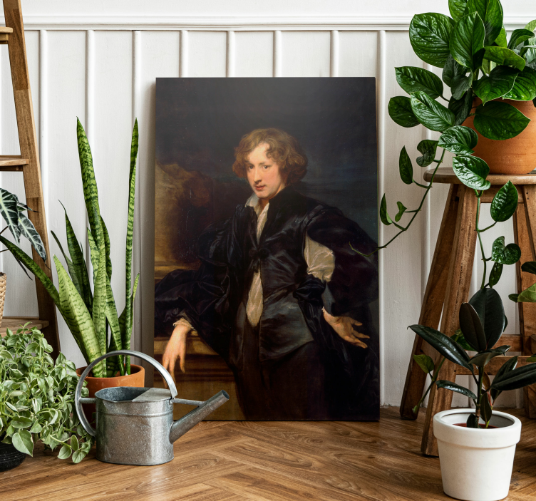 Cuadro artístico autorretrato de Van DyckVan Dyck se retrató a sí - TenVinilo