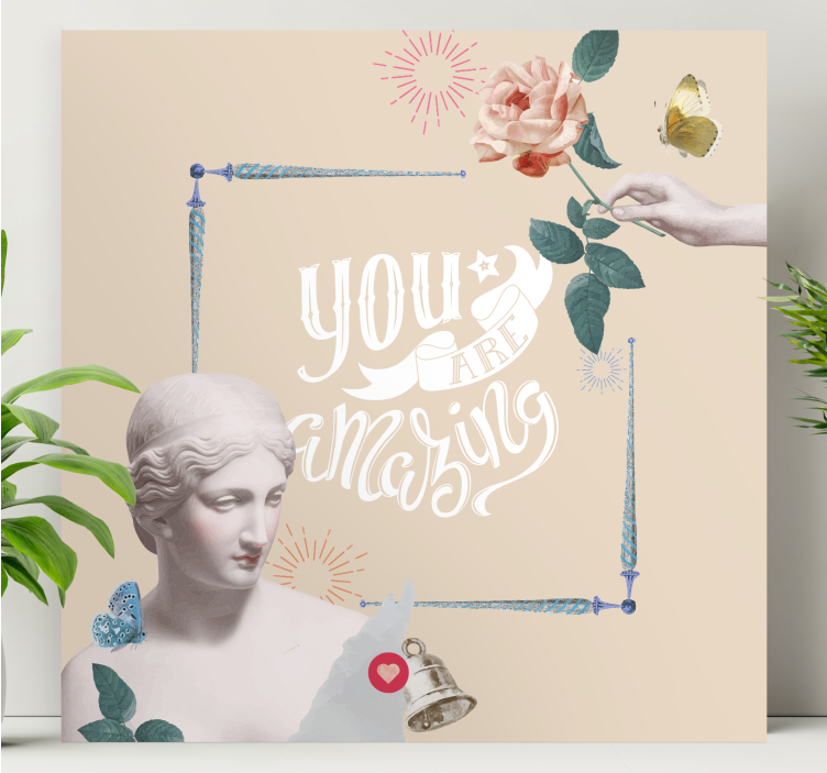 Cuadro frase eres asombroso - TenVinilo