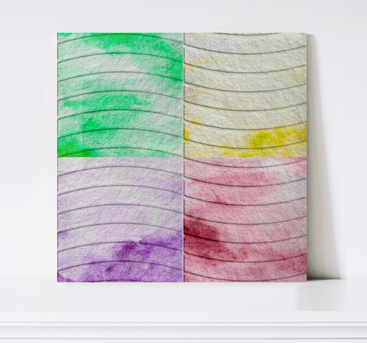 Cuadro para salón azulejos de Las Ramblas - TenVinilo