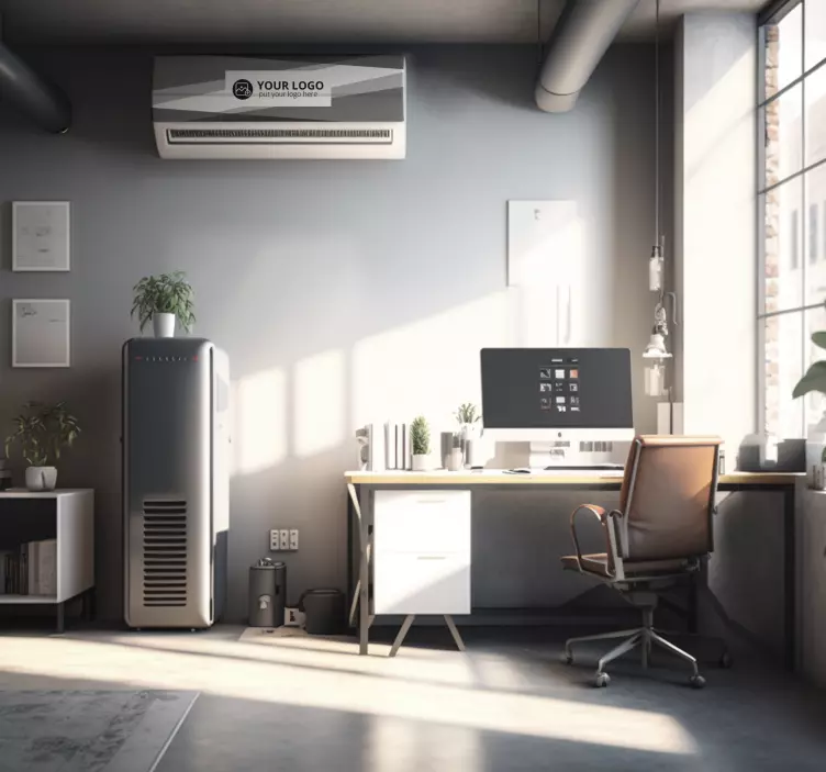 Vinilo para oficina logotipo de oficina - TenVinilo