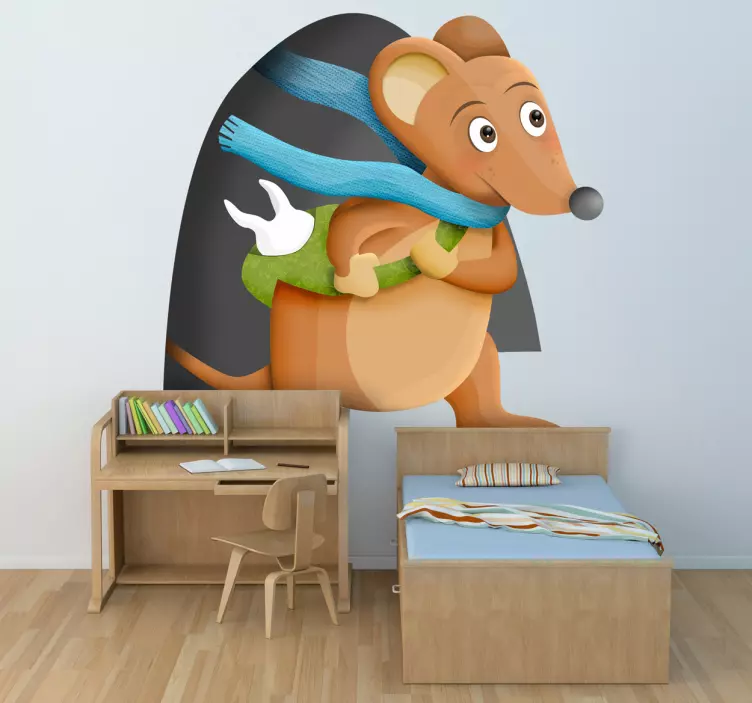 Vinilo infantil ratoncito Pérez - TenVinilo