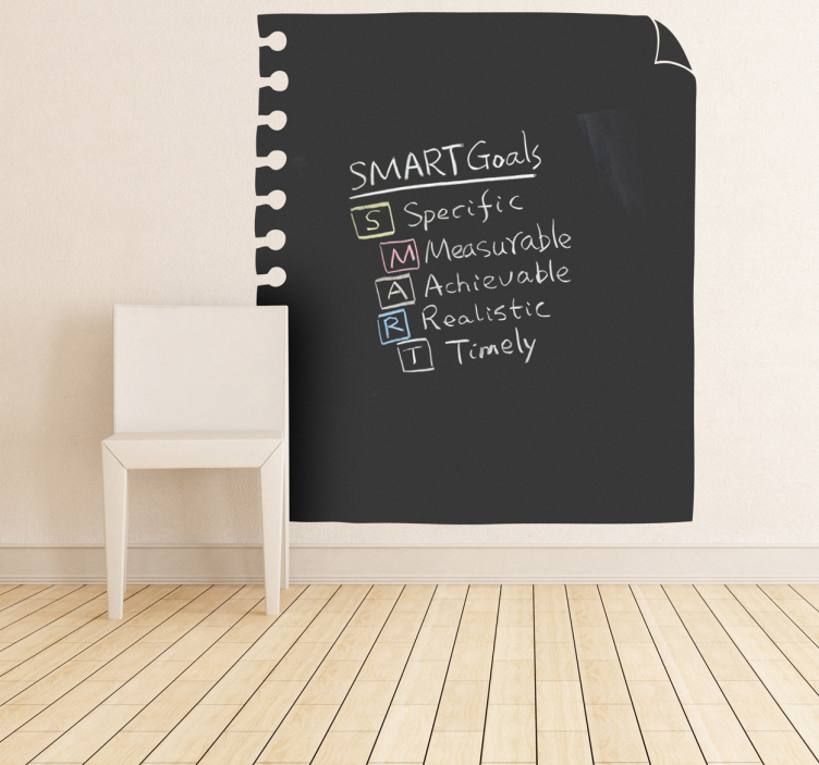 Vinilo pizarra bloc de notas - TenVinilo
