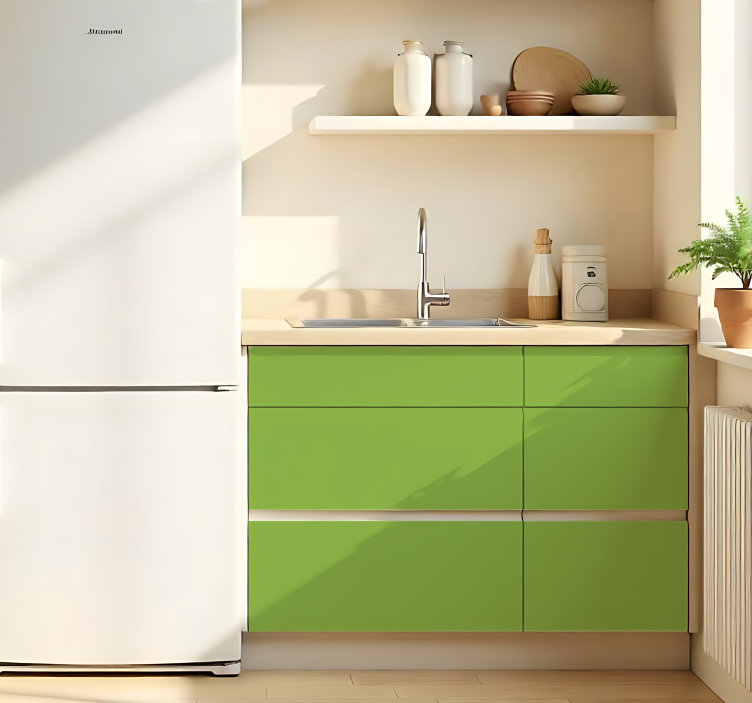 Vinilo adhesivo verde mate - TenVinilo