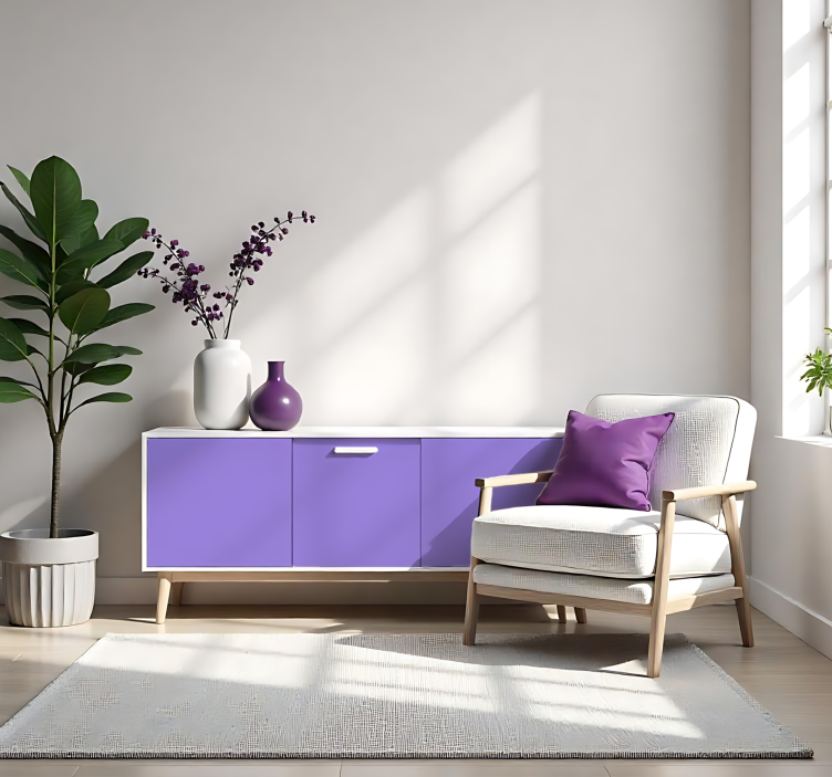 Vinilo adhesivo lila mate - TenVinilo