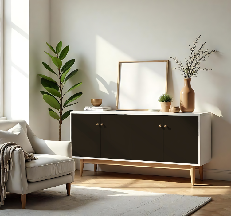 Vinilo adhesivo marrón oscuro mate - TenVinilo