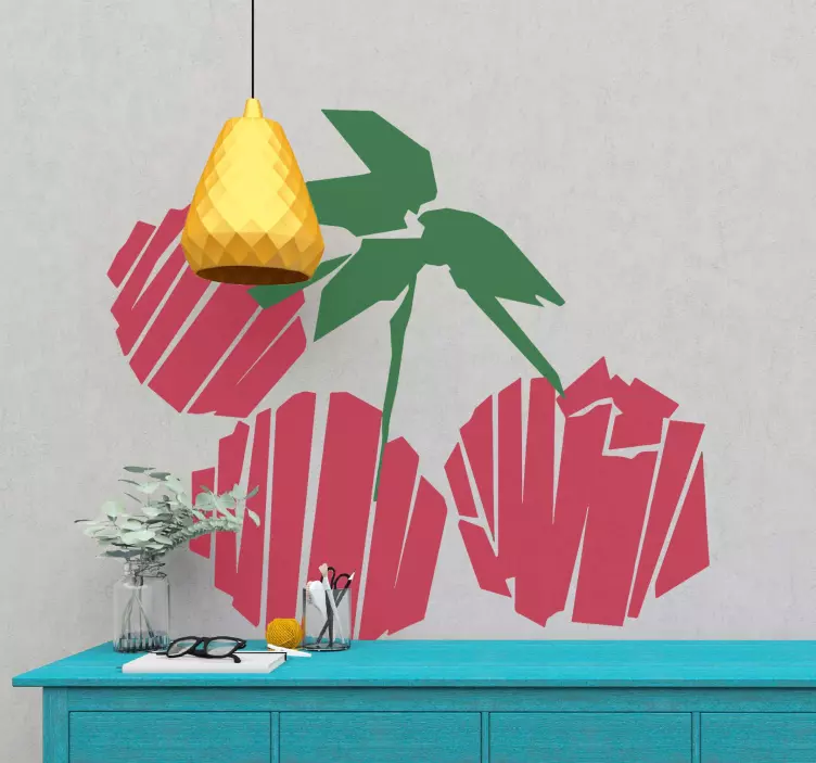 Vinilo de fruta Cerezas rotas - TenVinilo