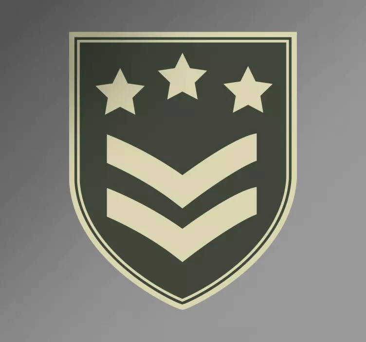 Pegatina militar emblema - TenVinilo