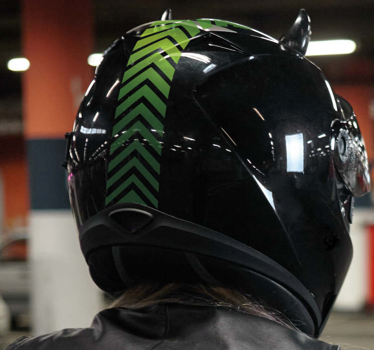 Pegatina moto diseño de flechas - TenVinilo