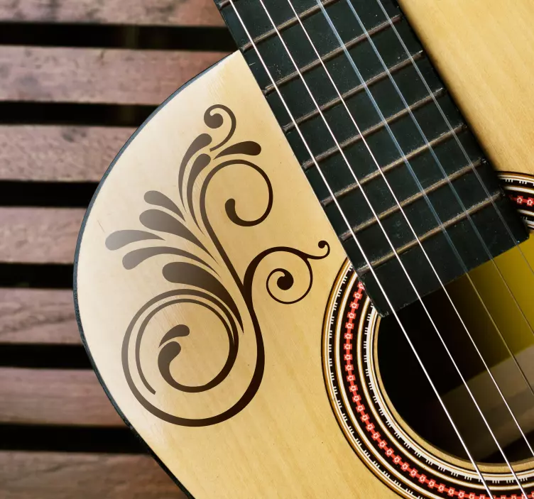 Pegatina pequeña detalle floral - TenVinilo