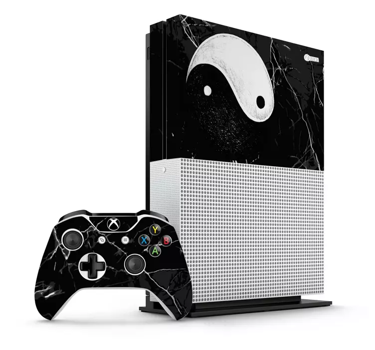 Pegatina XBOX concepto yin yang - TenVinilo