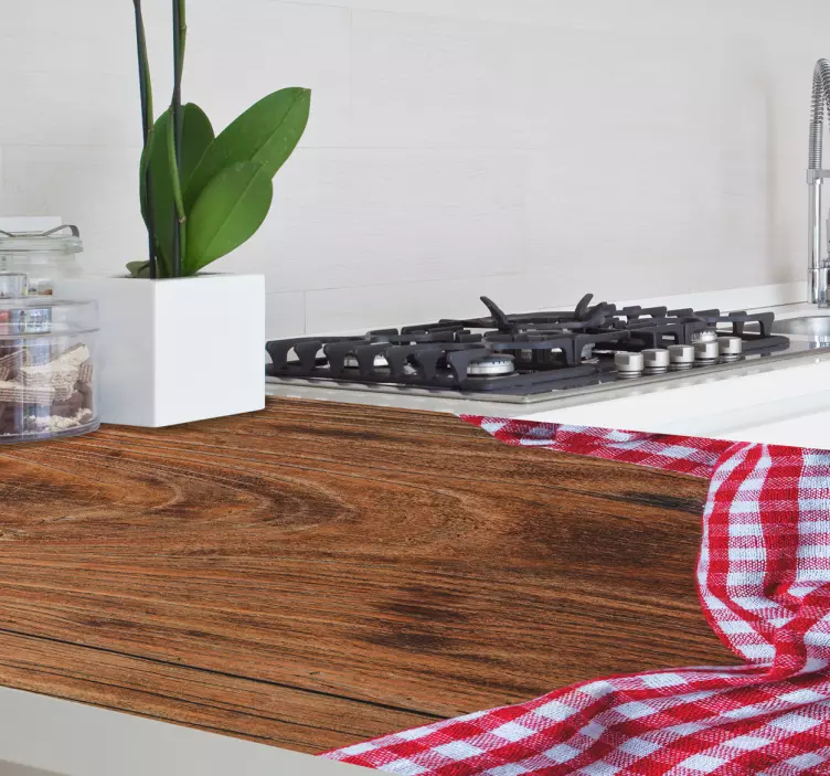 Pieza vinilo madera mantel - TenVinilo