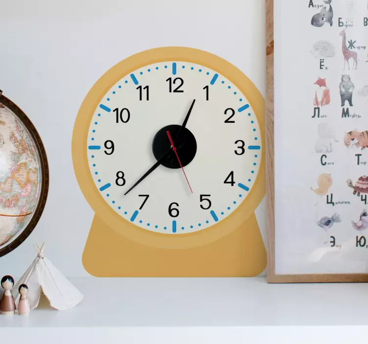 Reloj vinilo para niños - TenVinilo