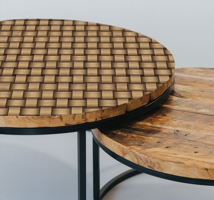 Vinilo para mueble la madera se entrelaza - TenVinilo