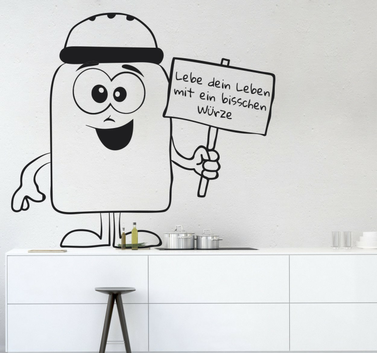 Vinilo alemania decorativo vida especias - TenVinilo