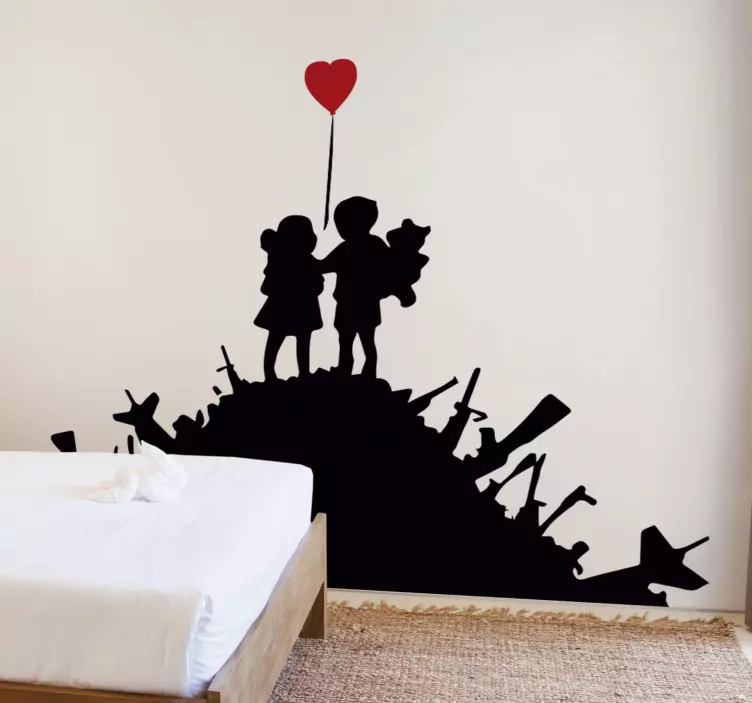 Vinilo infantil de banksy - TenVinilo