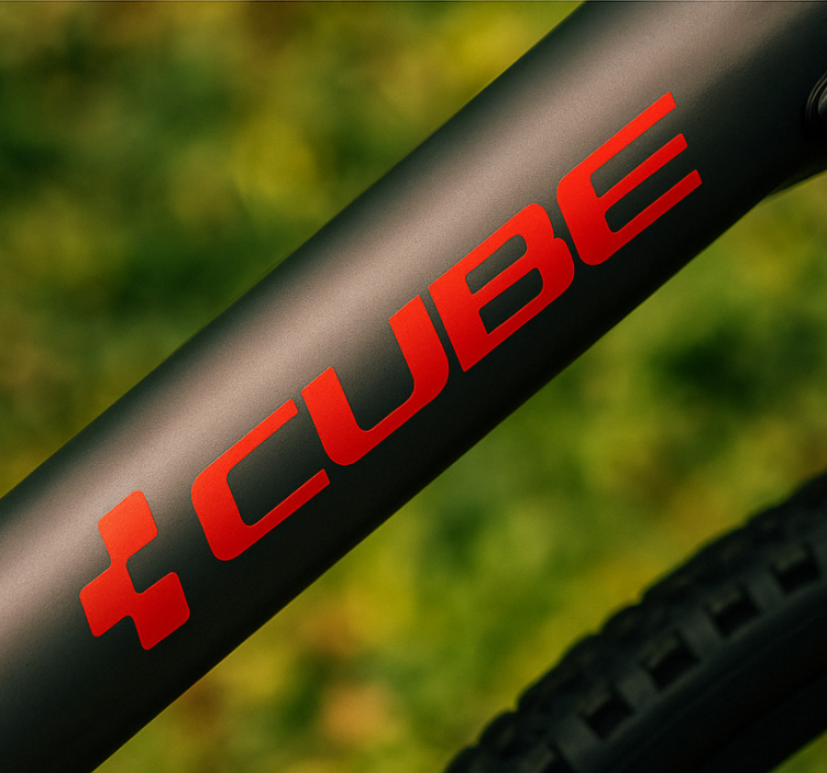 Vinilo bicicleta emblema de bicicleta personalizado - TenVinilo