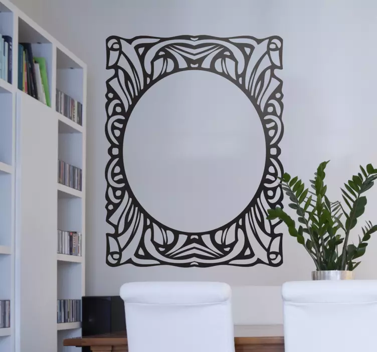 Vinilo decorativo bonito marco - TenVinilo