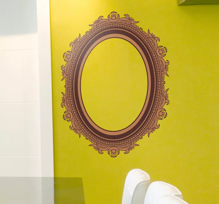 Vinilo decorativo detallado marco - TenVinilo