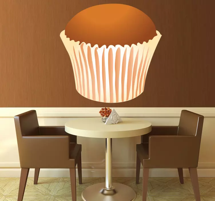 Vinilo decorativo ilustración madalena - TenVinilo