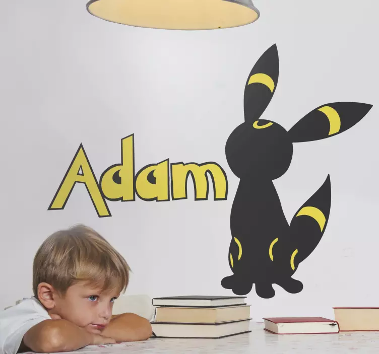 Vinilo ilustración Pokemon animado - TenVinilo