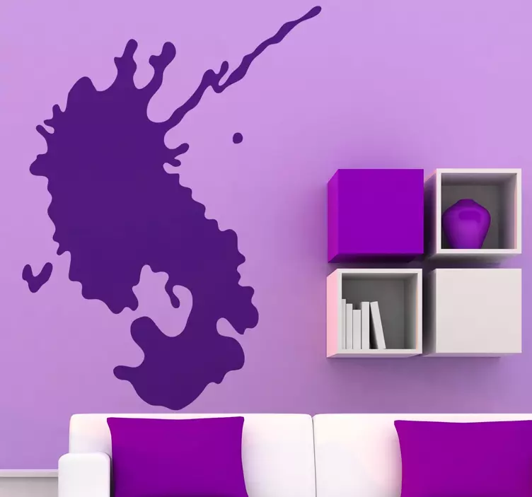 Vinilo decorativo mancha forma rara - TenVinilo